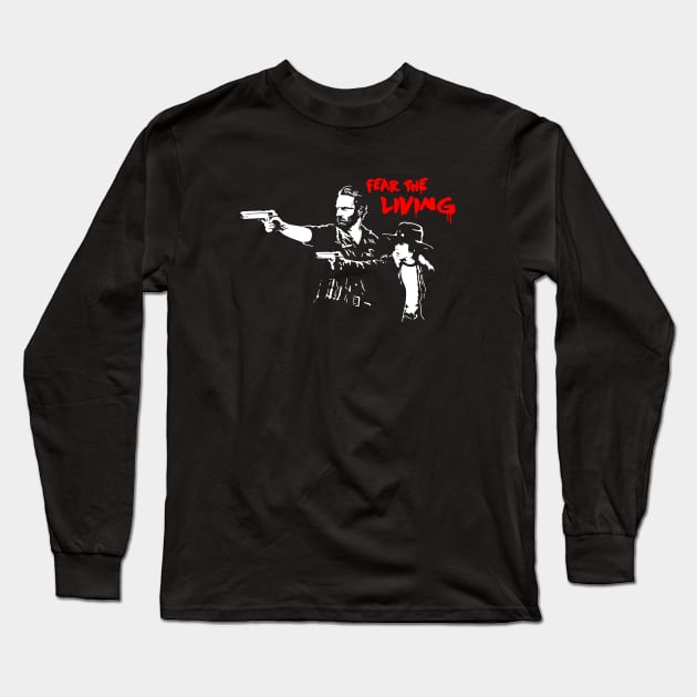 Rick Grimes Inferno Long Sleeve T-Shirt by RianSanto